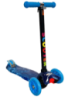 Самокат трехколесный «Scooter» синий космос