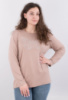Жіноча бежева кофта з декором