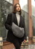 Жіноча сумка Sambag HOBO  Dolly   тканева сіра