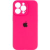 Чохол Silicone Case Full Camera Protective (AA) Apple iPhone 13 Pro (6.1«») Рожевий / Barbie pink - купити в SmartEra.ua