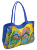PODIUM Сумка Женская Пляжная текстиль Podium /1327 blue