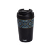 Термочашка Вишиванка 380 мл з кришкою на защіпці, чорний