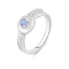 Серебряное кольцо CatalogSilver с искуственным танзанитом nano 0.498ct, вес изделия 3,33 гр (2110408) 18.5 размер
