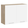 Кухонный модуль верхний Эверест Эко 800 дуб сонома/нимфея альба (белый) 80х30х58 см (DTM-071005)