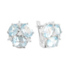 Серебряные серьги CatalogSilver с натуральным топазом 8.154ct (2049715)
