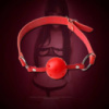 БДСМ кляп у рот «Mouth ball» - Червоний - Садо-мазо