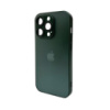 Чохол для смартфона AG Glass Matt Frame Color Logo for Apple iPhone 15 Pro Cangling Green (AGMattFrameiP15PGreen)