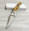 Нож выкидной с костяной ручкой 17,5см  / FR-14