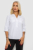 Блуза однотонна, колір білий, 230R96-13