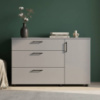 Комод Doros Торн Серый 3Ш/1Д 135х51.6х80 (DRS-012107)