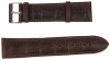 Ремінець для годинника під крокодила 24 мм Mykhail Ikhtyar коричневий