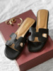 Женские тапки Herni black ДЛ7284