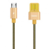 Кабель microUSB 1 м Serpent Remax RC-080m-Gold