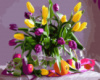 Картина за номерами «Березневі тюльпани» 40х50см