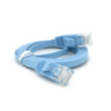 Патч-корд литой плоский WEEPDA, UTP, RJ45, Cat.6, 1.5m, синий