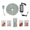 LED лента неоновая RGB DC 24V (с блоком питания), IP 67, 10 м, с Bluetooth и пультом