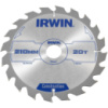 Диск по дереву для ручних циркулярних пилок Ø210x30 мм 20T, Irwin 1897203