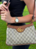 Жіноча сумка Gucci Aphrodite Shoulder Bag Brown Leather