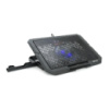 Подставка под ноутбук XSTRIKE XS-66, 9-17«, 1*140mm 1200±10% RPM, корпус пластик+алюминий, 2xUSB 2.0, 356x259x28mm, RGB, Box Q20