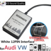 USB AUX адаптер Audi / Skoda / VW / Seat 12 pin MP3 эмулятор CD чейнджера