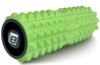 Масажний ролик EasyFit Grid Roller 33 см v.1.2 із заглушками з обох сторін (салатовий)
