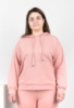 Жіночий світло-рожевий спортивний костюм батал