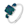 Серебряное кольцо CatalogSilver с опалом 1.808ct, вес изделия 2,07 гр (2125549) 17.5 размер