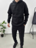 Стильний чоловічий спортивний костюм, (чорний)