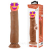 Фалоїмітатор реалістичний на присоску коричневий Barbara Alcmene дилдо 9 8 дюймів LyBaile