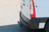 Задняя дуга AK008 Черная (нерж. сталь) для Renault Master 2011-2023 гг