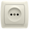 Розетка VIKO одинарная кремовая