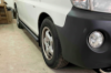 Боковые трубы BB002 Черные (2 шт., Нержавейка) для Hyundai H200, H1, Starex 1998-2007 гг