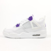 Nike air jordan 4 retro Білі з бузковим