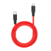 Кабель USB Hoco X21 Plus Silicone PD 20W Type-C to Lightning