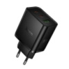 Сетевое зарядное устройство Hoco N75 USB/ 2 Type-C PD 65W black