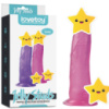 Рожевий фалоімітатор реалистик на присосці «Jelly Studs 8» від LoveToy