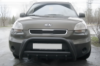 Кенгурятник WT003 Black (нерж) для Kia Soul I 2008-2013 гг