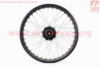 Переднее Колесо спицованное 1.85-19 (ось 12мм) Loncin LX200GY-3