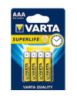 Батарейки Varta - Superlife ААА R03, 1.5V, 4/48/240 шт.