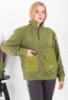 Жіноча кофта кольору хакі