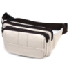 Сумка на пояс із натуральної шкіри 721305 Біла