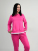 Трикотажний костюм-двійка «Spring» оптом | Норма | Розпродаж моделі 46-48, Малиновий