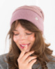 Жіноча зимова рожева шапка