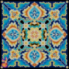 Схема для вышивки подушки А3 «Голубая мечта»