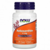 Астаксантин, Astaxanthin, 4 мг, Now Foods, 60 желатиновых капсул