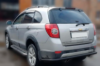 Задняя защита AK005 Черный (нерж. сталь) для Chevrolet Captiva 2006-2019 гг
