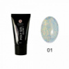 Полигель с шиммером Saga Professional Poly Gel Glow №1, 30 мл