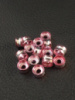Разделители для бусин. Диаметр 6мм. Упаковка - 10 шт. Цвет - розовый