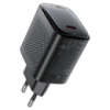 Мережевий зарядний пристрій ACEFAST A112 PD45W GaN single USB-C charger (EU) Black (6974316284055)