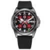 Awarder Embroidery Silver-Red Black Automatic 10ATM